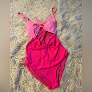 Vibrant Pink One-Piece Swimsuit